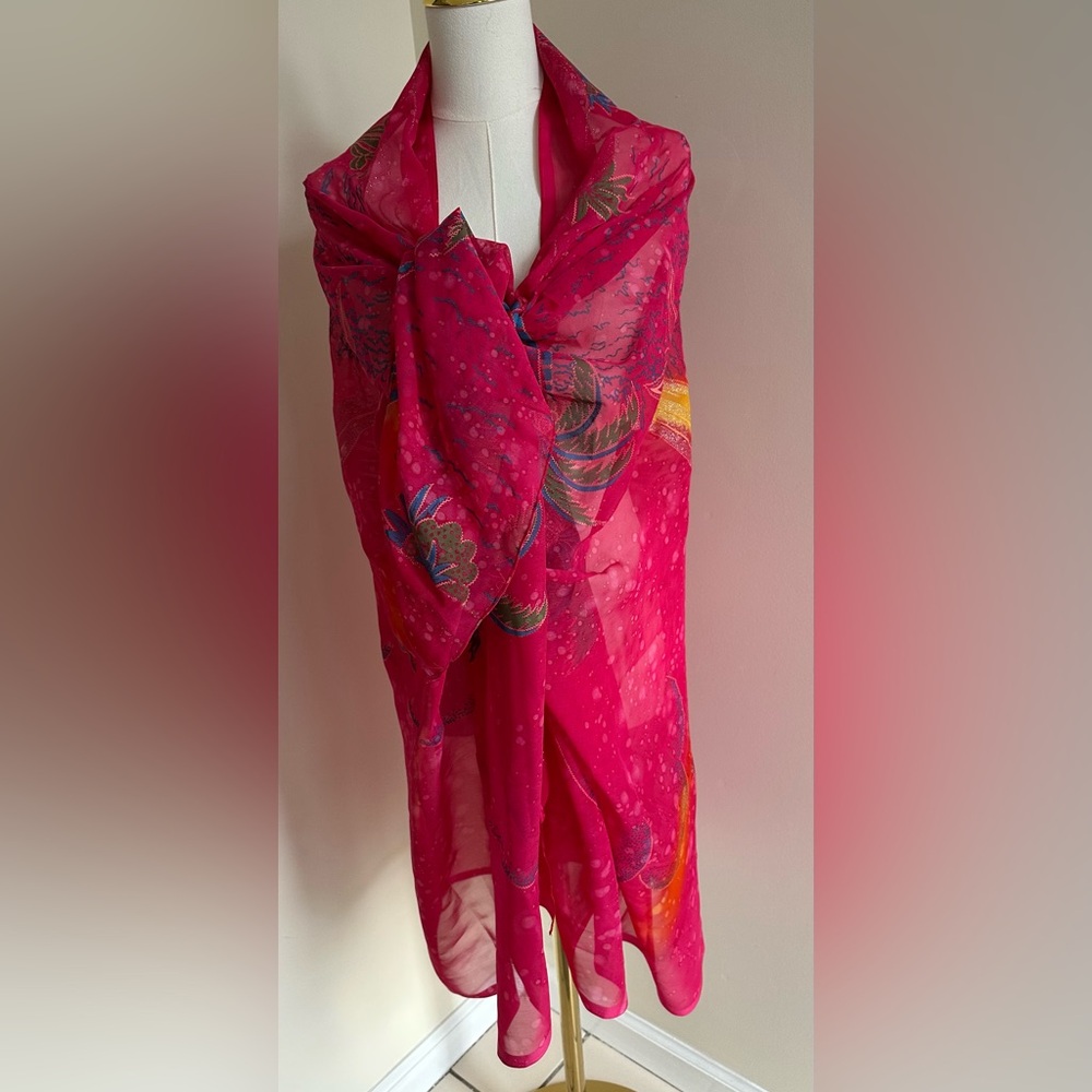 Sheer Tropical Wrap - Picture 4 of 8